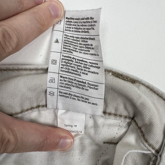 DISTRESSED- Carhartt Men's Size 31 Relaxed Fit Work Cargo Shorts Tan Khaki Beige - Picture 14 of 14